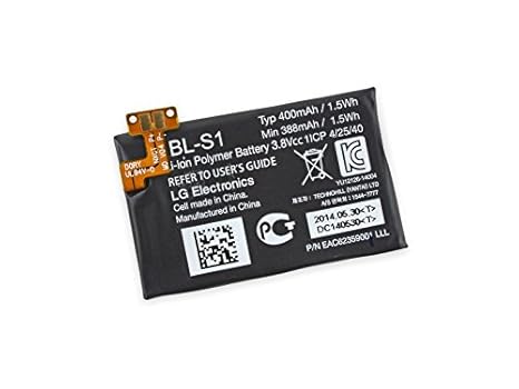 TPC© Bateria Original LG BL-S1 para LG SmartWatch W100, Watch ...