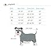 PUPTECK Dog Sweaters for Large Medium Small Dogs - Fall Classic Plaid Style Puppy Holiday Winter Coat Clothes Warm