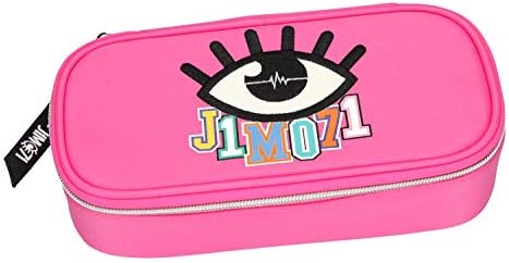 Depesche10309 Lisa and Lena J1MO71 Pencil Case with Pen Loops and Triangle Compartment Pink