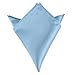 I-MART 12 Pcs Mens Solid Mixed Color Pocket Square Wedding Handkerchiefs