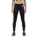 adidas Women's Athletics Essentials 3-Stripes Tights, Black/White, Small