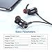 ESTAVEL Bluetooth Headphones, Wireless Sports Earphones with Mic Bluetooth Lightweight Stereo In Ear Earbuds IPX5 Sweatproof Magnetic Headsets for Gymthumb 1