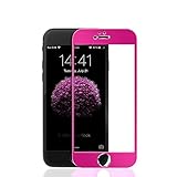 iPhone 6 Screen Protector, Titanium Alloy Cambond Full front Tempered Glass, Anti-oil, Oleophobic Coated, Explosion-proof, Bubble-free with Premium Ballistic 9H Hardness Protector (Red Rose)