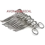 Pack of 12 O.R GRADE MOSQUITO HEMOSTAT LOCKING FORCEP 5" CURVED SERRATED TP