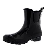 Womens Classic Chelsea Gloss Flat Garden Festival Welly Shoe Boots
