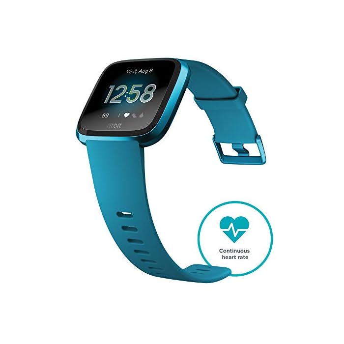 Fitbit Versa Smart Watch, One Size (S & L Bands Included)