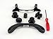 Leegoal 360 Controller Custom Mod Kit - BLACK - Thumbsticks, Dpad, RB LB, ABXY, Trim, Guide, T8 Security Driver