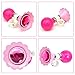 Kids Bike Horn, Children Bicycle Bell with 2 Pack Bike Handle Streamers Bike Accessories for Girls or Boys (Pink)…