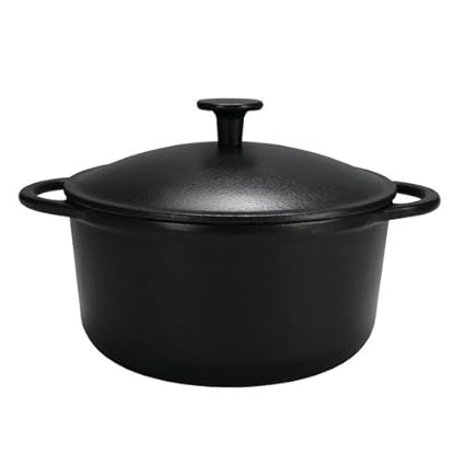 Krüger Topf, Gusseisen, Schwarz 44 x 24 x 10 cm