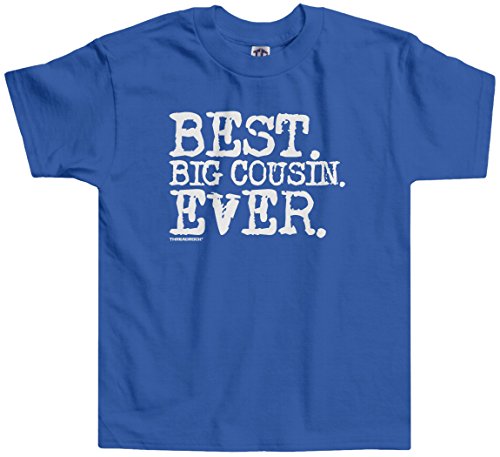 Threadrock Little Boys’ Best Big Cousin Ever Toddler T-Shirt
