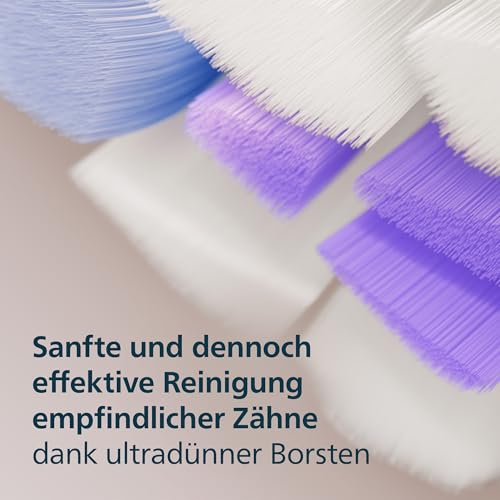 Philips Sonicare S2 Sensitive Original Replacement Brush Heads, White, Pack of 4, HX6054/87