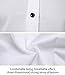 Men's Bamboo Fiber Dress Shirts Slim Fit Solid Long Sleeve Casual Button Down Shirts, Elastic Formal Shirts for Men,White Shirts, 15.5