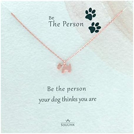 Soulink Lovely Cute Dog Necklace Gift for Women