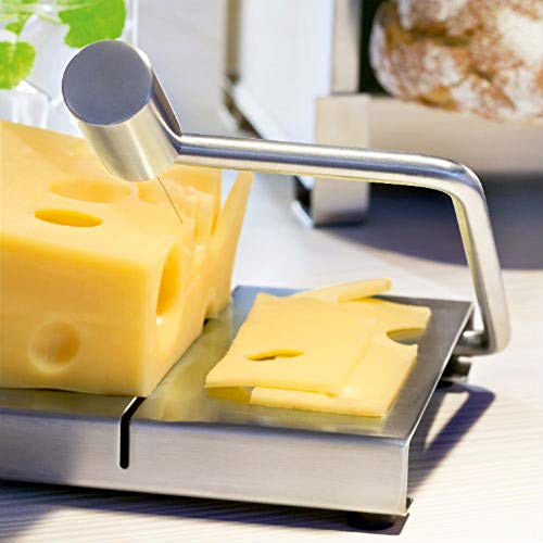 image for Bekith Cheese Slicer Stainless Steel Wire Cutter With Serving Board - 