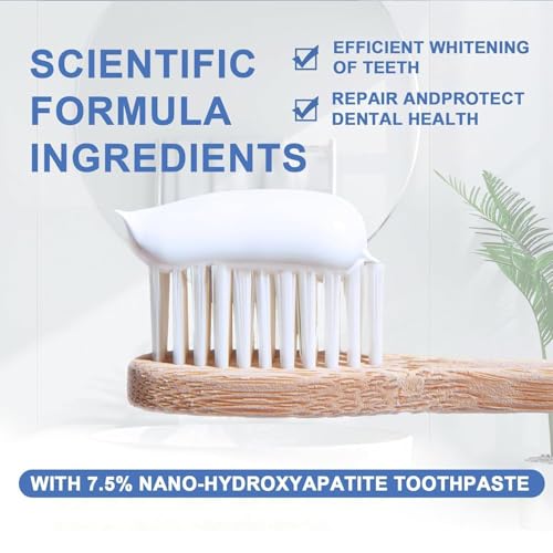 HYDROXYAPATITE TOOTHPASTES FOR ENAMEL PROTECTION AND TOOTH STRENGTHENING, GENTLE MINT, FRESH BREATH, DAILY USE FOR ORAL HEALTH(4.23OZ) (1)