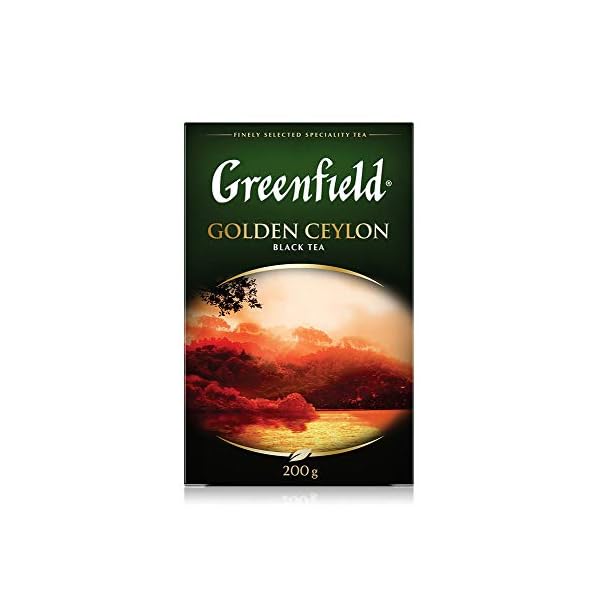 GREENFIELD GOLDEN CEYLON | Schwarzer Loser Tee 200G | Leaf | Schwarztee von Sri Lanka | Schwarzer Tee lose - feinste… – Bild 4