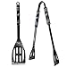 NFL Siskiyou Sports Fan Shop Philadelphia Eagles 2 pc Steel BBQ Tool Set One Size Team Color