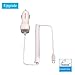 Car Charger for Galaxy S7 S7edge S6/S6 edge/S6edge+ Note 5 , Impowely Micro USB Ultra Rapid Car Charger For Samsung Galaxy S7 S6 S5 S3 S4 Note 2 Note 3 Coiled Cable (White)
