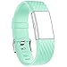 iGK Replacement Bands Compatible For Fitbit Charge 2 Bands, Adjustable Replacement Bands with Metal Clasp Compatible For Fitbit Charge 2 Wristbands Special Edition Teal Small