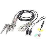 Sumnacon Oszilloskop-Clip-Sonde, 100 MHz, 600 V DC, hohe Empfindlichkeit, 10:1 und 1:1, umschaltbar, mit Mini-Krokodilklemme 