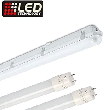 Lámpara LED para entornos húmedos, zonas húmedas lámpara, sótano