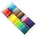 Boao 40 Rolls Colorful Washi Tapes Decorative Masking Tapes Board Line Rainbow Tape Rolls for Arts Crafts, 40 Colors