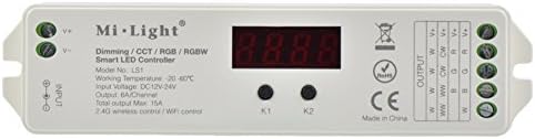 ishareled Mi.Light LS1 DC12V 24V 15A single color Dimming dural white CCT RGB and RGBW Dim/CCT/RGB/RGBW 4 in 1 smart LED controller
