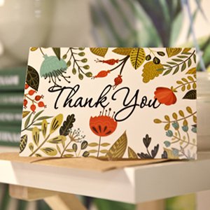 Thank You Cards Greeting Cards with Envelopes - Thank You Notes for Baby Shower, Wedding, Bridal Shower, Business, Anniversary and more - 48 Assorted Bulk Pack - 6 Deisgns Blank Inside 4 x 6 inches