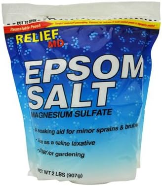 Great Lakes Wholesale 968-3 Relief MD 2 lb Epsom Salt / Magnesium Sulfate - Quantity 3