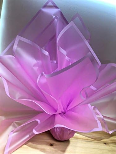 Flower Packaging Paper Florist Supplies Handmade Material Diy Bouquet Pack festival Gift Wrapping Paper 20 Sheets lot (Purple)