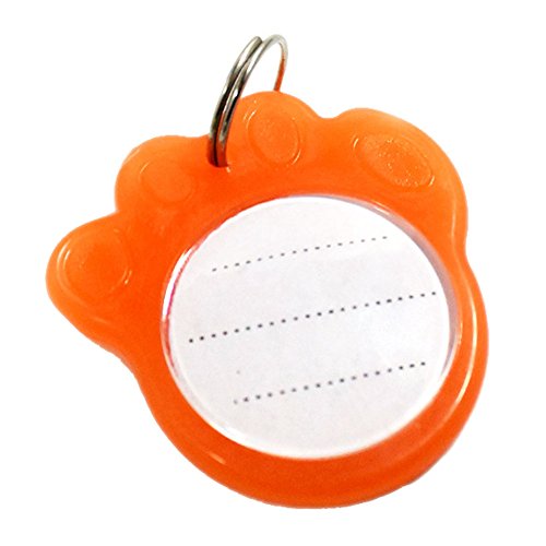 Ztl 10PCS Paw Shape Anti-Lost Pet Dog Cat ID Tag Name Address Cell Phone Number Tags Collar Pendant Accessories - Thumbnail 3