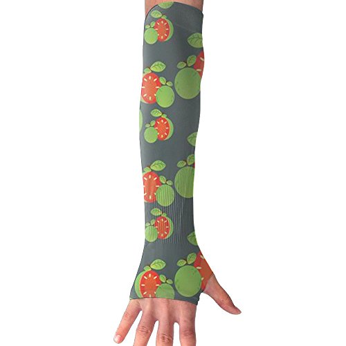 Scitiyil UV Protection Arm Sleeve Guava And Leaf Sun Protection Cooling Arm Cover For Men Women And Youth Running Cycling Driving Basketball Golf Sports