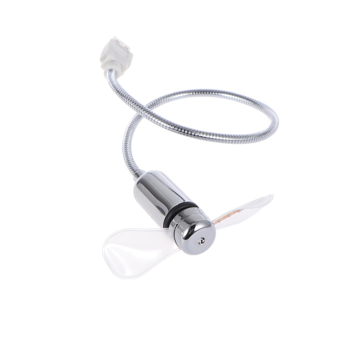 Mikikit Mini Usb Fan with 64 Led Patterns Circular Display Portable Desk Fan for Laptop and Computer Usb Powered Cooling Gadget with Real-Time Clock Feature