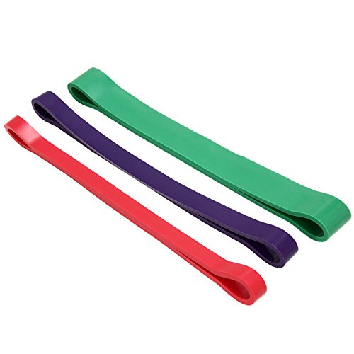 SET OF 3 HEAVY DUTY RESISTANCE BAND LOOP POWER GYM FITNESS EXERCISE YOGA WORKOUT - Thumbnail 6