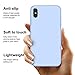 iPhone Xs Max Case, Anuck Soft Silicone Gel Rubber Bumper Case Anti-Scratch Microfiber Lining Hard Shell Shockproof Full-Body Protective Case Cover for Apple iPhone Xs Max 6.5