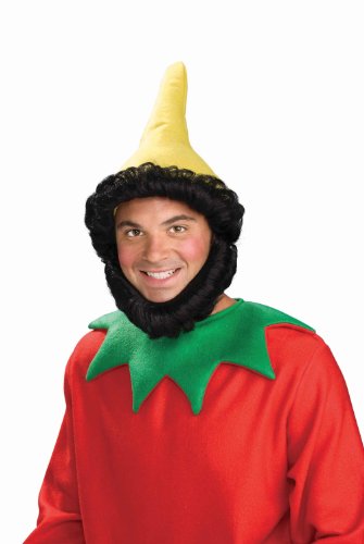 Forum Novelties Men's Yellow Elf Hat with Beard