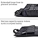 ACSTEP Crospack Carry on Large Garment Bag for Travel,Upgraded 55L Suit Duffle Bag, Shoulder Garment Bags for Men Women Black