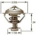 Stant OE Type Thermostat, stainless steel