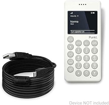 Amazon Com Punkt Mp01 Cable Boxwave Directsync 15 Ft Cable Extra Long Charge And Sync Cable For Punkt Mp01 Black Electronics