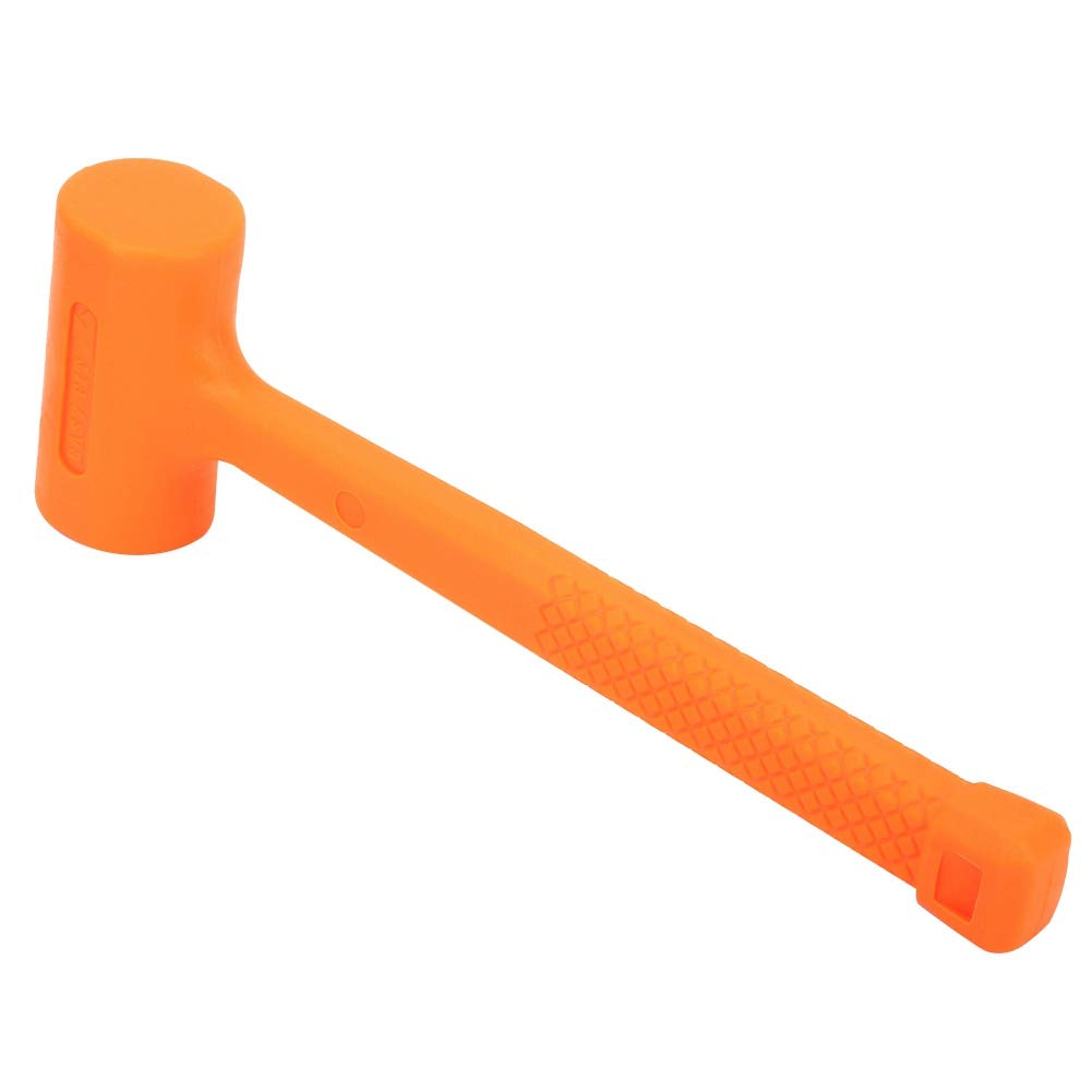 PVC Rubber Mallet 0.5lb Dead Blow Hammer Soft Face Non-Bounce Installation Hammer for Carpentry, Flooring, Automotive Repair & DIY Projects