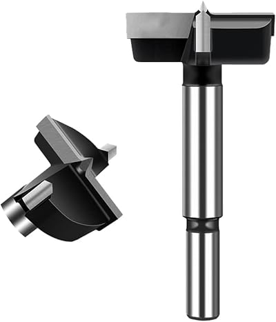 ASNOMY 50mm Forstner Drill Bit Carbide Tipped Wood Hole Cutter
