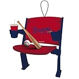 Atlanta Braves Official MLB 4 inch x 3 inch Stadium Seat Ornament