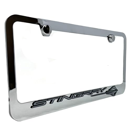Blackout Auto Mods C8 Corvette Gloss Black License Plate Filler Area Vinyl Decal – 2020-2026