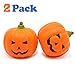 VCOSTORE Squishy Pumpkin 2 Pack, Slow Rising Squishies Halloween Décor Soft and Scented Kid Toys Stress Relief for Kids Adult Party Favor Gifts