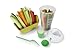 2 Pack Salad Container Set with Dressing Containers & Forks