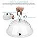 TMKEFFC Smoking Cloche Dome Cover 10 inch Lid for Smoke Infuser, Version 1, Specialized Accessory for Smoker Gun Smoking Infusion Plates, Bowls and Glasses, Transparent