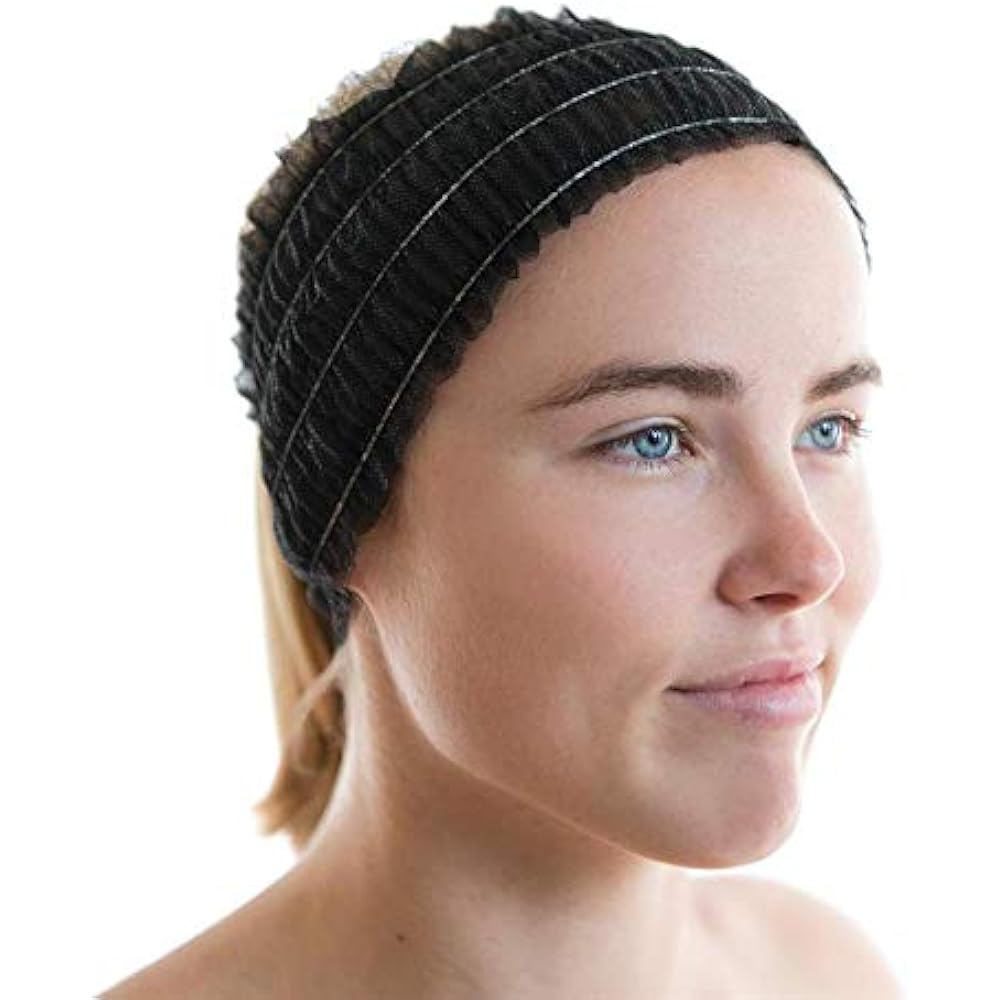 Lifesoft 100 Count Disposable Facial Spa Headbands, Individual Wrapped
