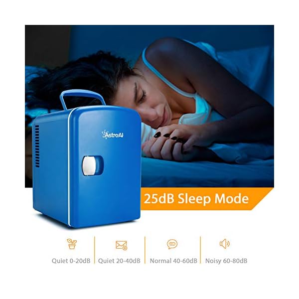 Astro Mini heladera Azul 4 Lts Maquillaje Comida Remedios - Imagen 6