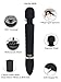 Vibrating Clitoris Massage Vibrator for Women or Couples Masturbation by MoN | Sex Toy Clit G-Spot Stimulation Massager - Rechargeable, Waterproof, Powerful Motor - Black
