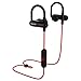 SoundPEATS Bluetooth Headphones Sport Wireless Sweatproof Earbuds for Running with Mic (8 Hours Play Time, Bluetooth 4.1, aptx, Secure Fit Ear-hook Design) Q11 - Red